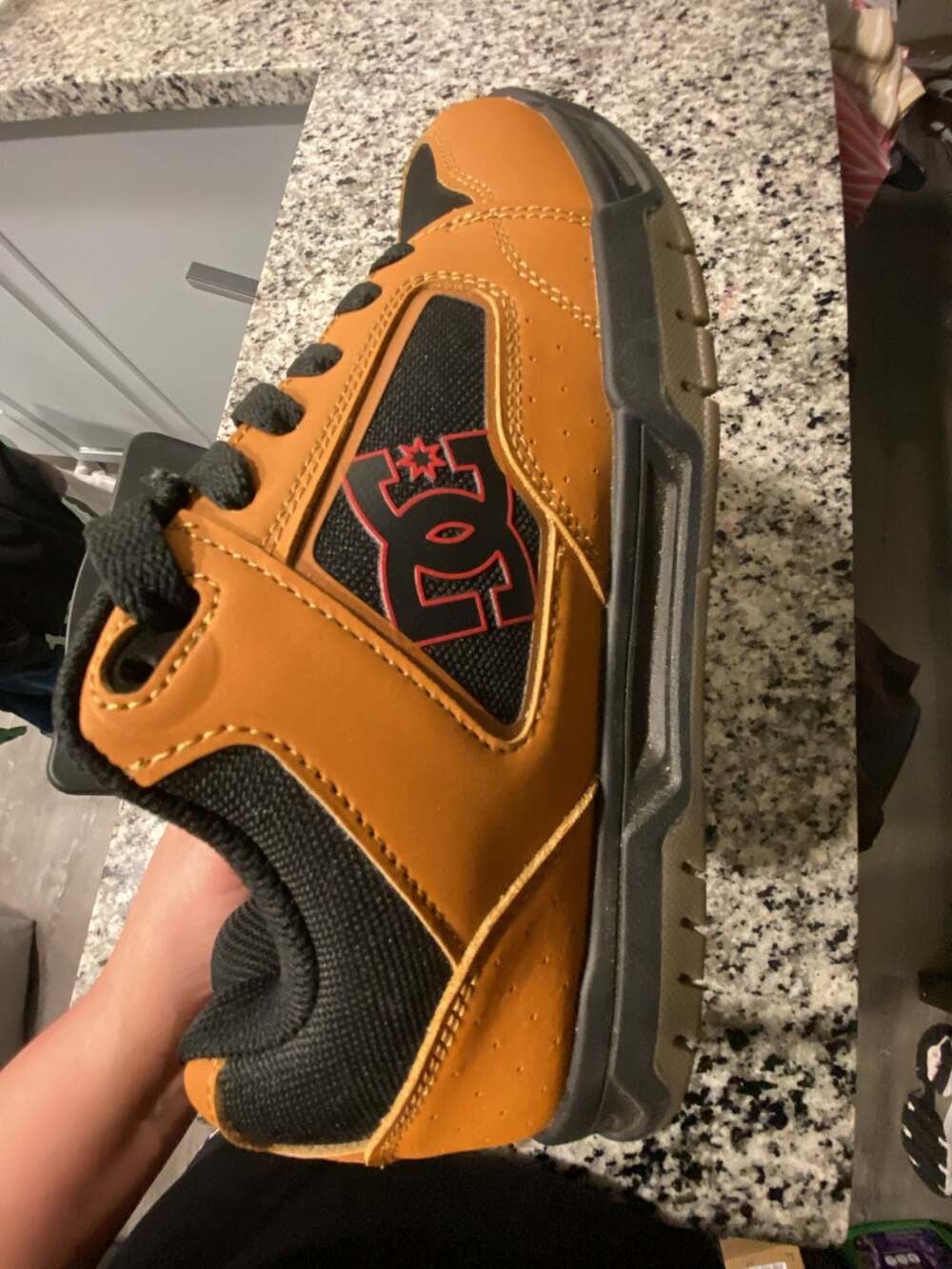 DC Coiler Men's Skate Shoes - Wheat/Black - Picture 2 of 6